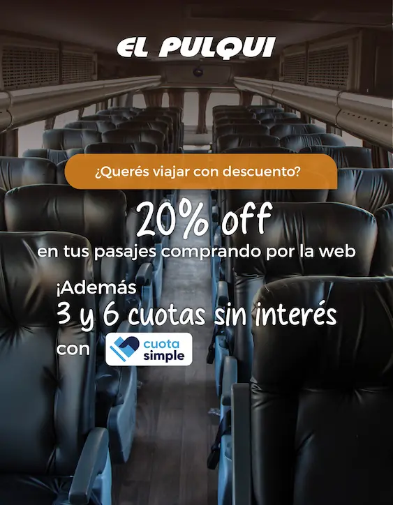Descuentos en viajes con El Pulqui