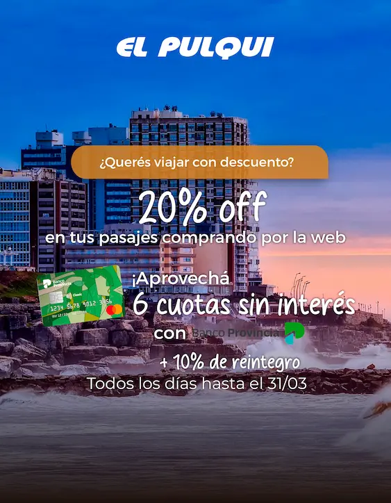 Promociones exclusivas en boletos de El Pulqui
